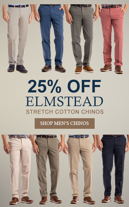 Shop Now 25% off Elmstead Chinos