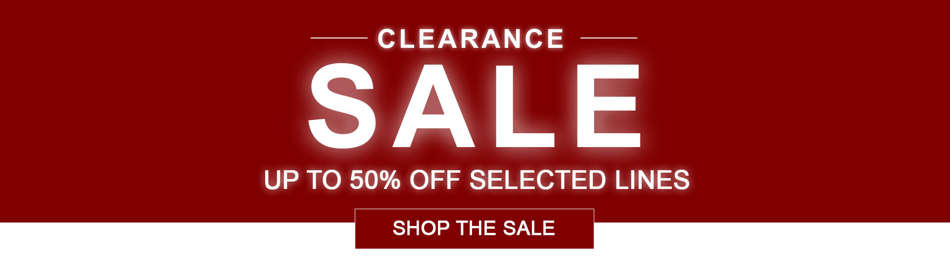 Shop Now 50% Clearance