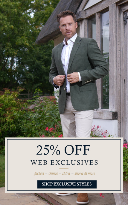 Shop Now 25% off Web Exclusives