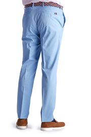 Holkham Surf Blue Stretch Cotton Chino