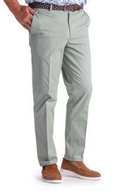 Holkham Light Green Stretch Cotton Chino