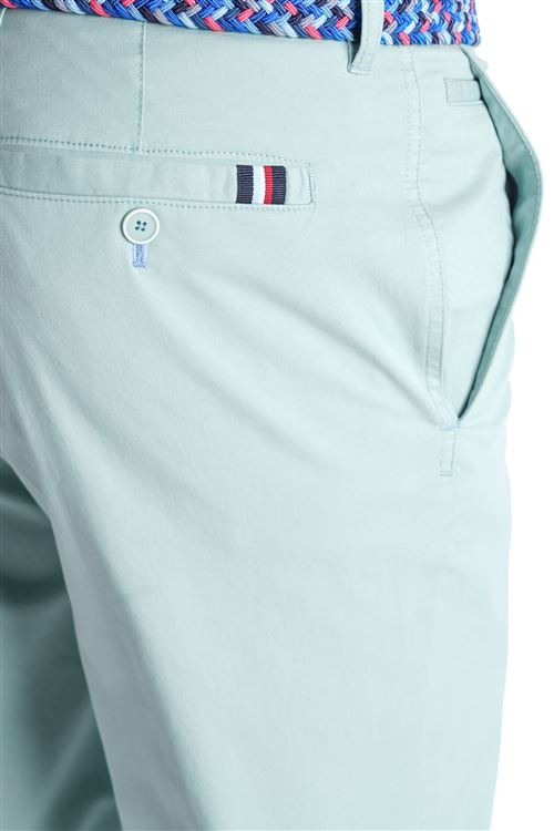 Holkham Light Green Stretch Cotton Chino