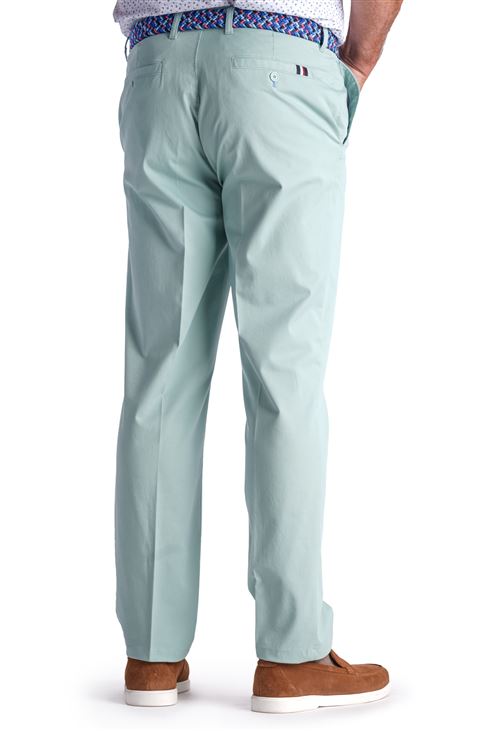 Holkham Mint Stretch Cotton Chino