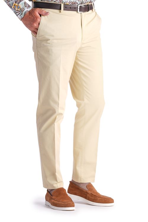 Holkham Lemon Stretch Cotton Chino