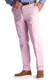 Holkham Pink Stretch Cotton Chino