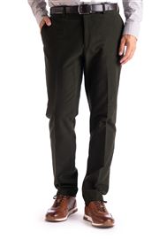 Elgin Olive Soft Moleskin Trouser