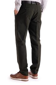 Elgin Olive Soft Moleskin Trouser