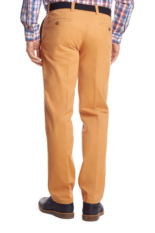 Longford Spring Stretch Cotton Apricot Chino Trousers