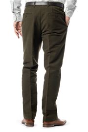 Epsom Moleskin Olive Trouser