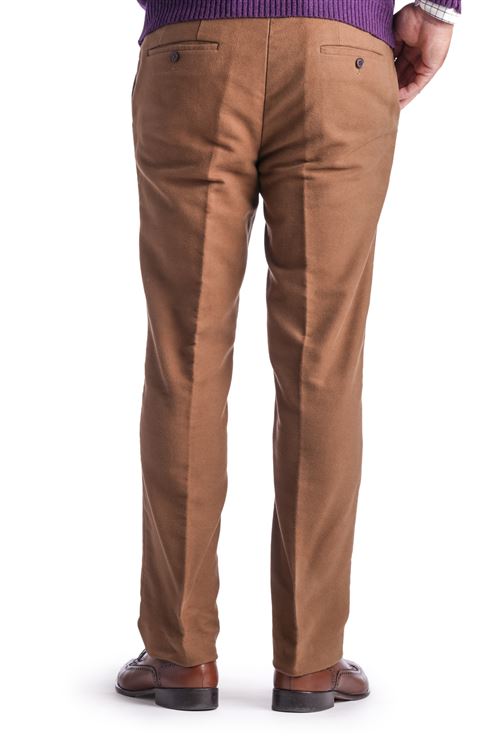 Epsom  Moleskin Camel Trouser