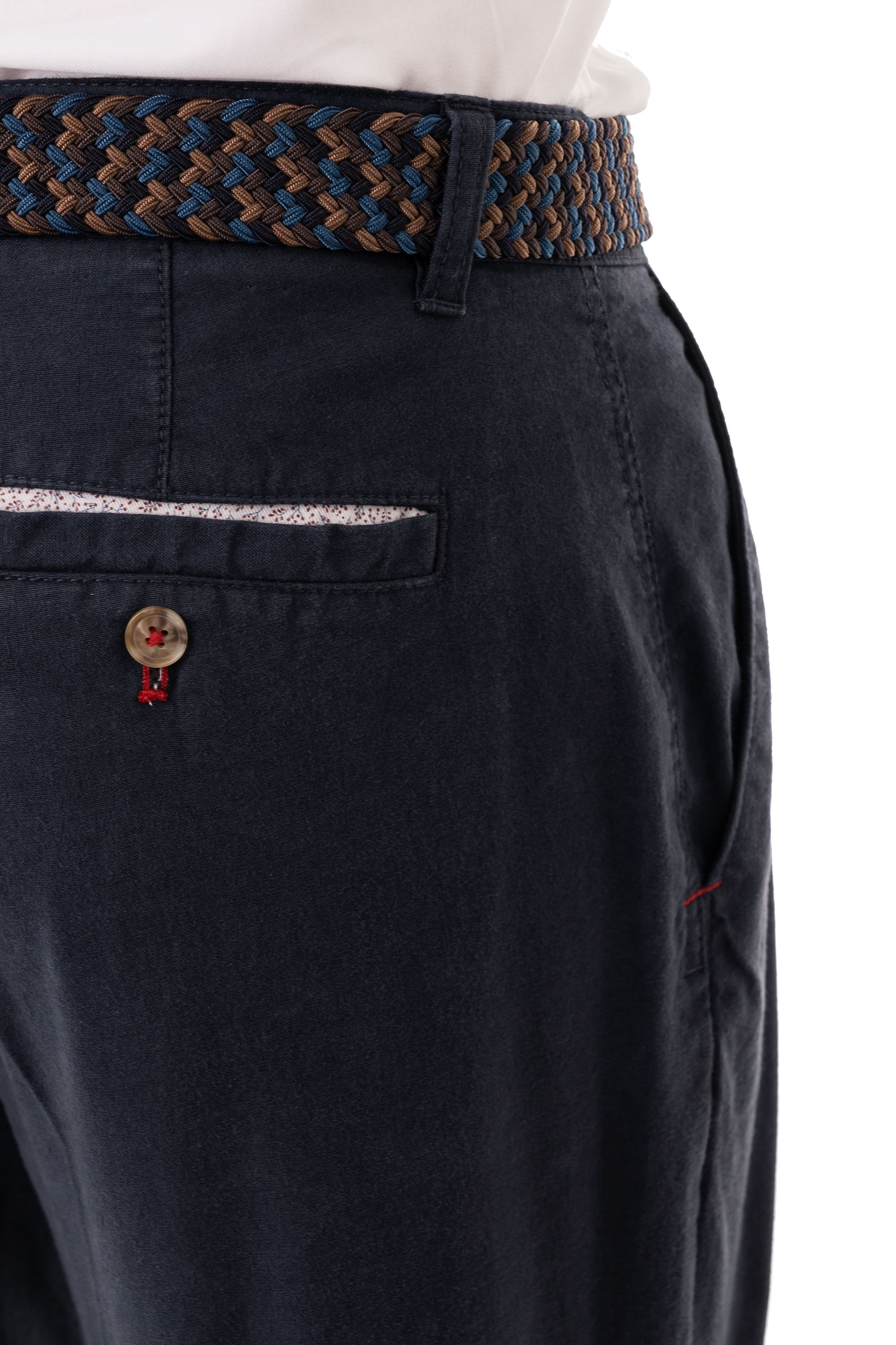 Men's Kent Navy Chino Trousers | Gurteen Menswear