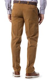 Longford  Autumn Stretch Cotton Camel Chino Trouser