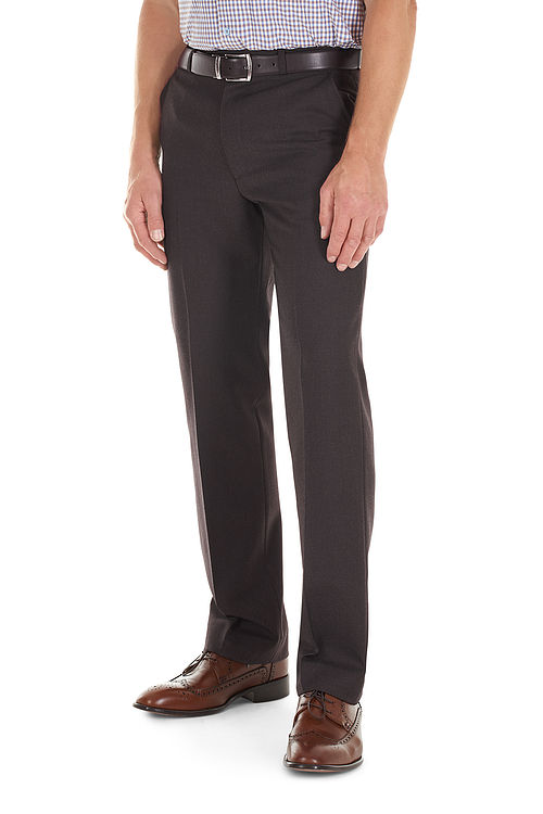 Cologne Stretch Flannel Conker Trousers