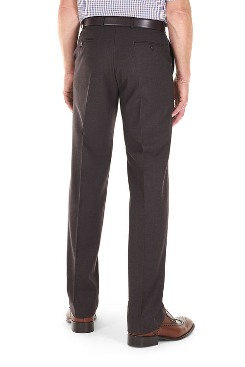Cologne Stretch Flannel Conker Trousers
