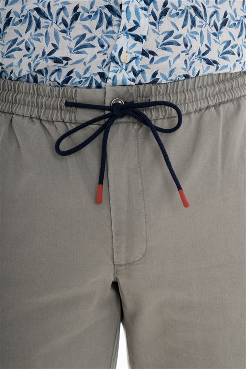 Chilton Stretch Cotton Pebble Drawstring Trouser