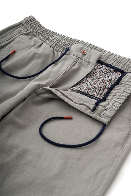 Chilton Stretch Cotton Pebble Drawstring Trouser