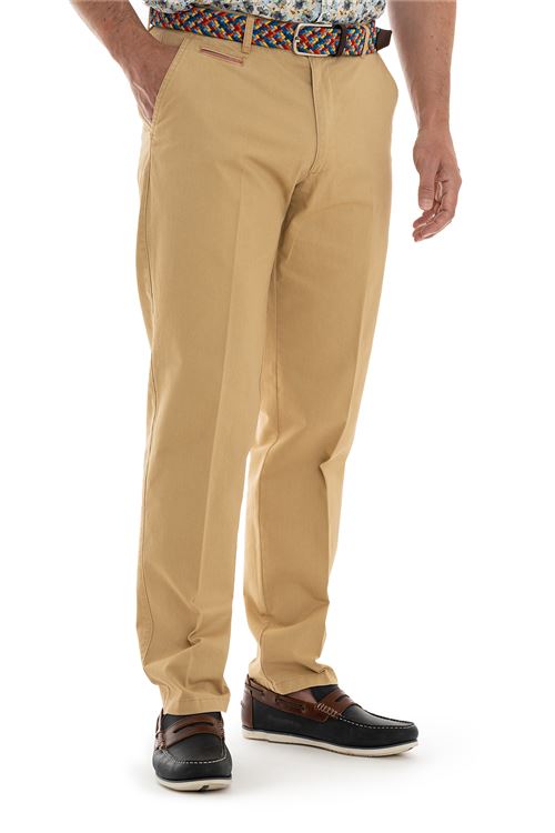 Weller Spring Stretch Cotton Corn Chino With Contrast Trim