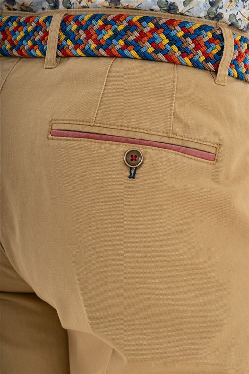 Weller Spring Stretch Cotton Corn Chino With Contrast Trim