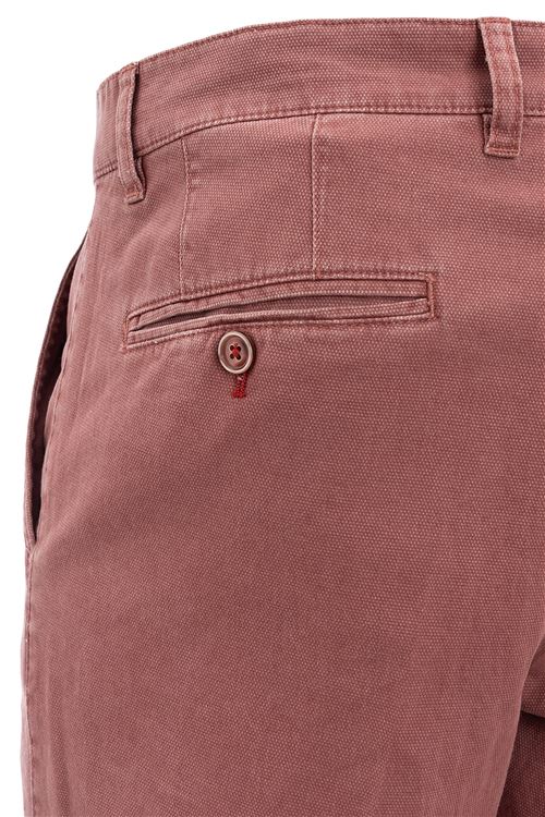 Stonebridge Brick Stretch Cotton Trouser With Trim 