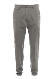 Stonebridge Grey Stretch Cotton Trouser With Trim 