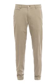 Stonebridge Sand Stretch Cotton Trouser With Trim 