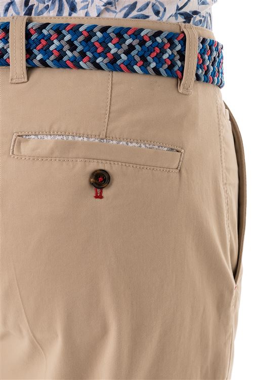 Wentworth Stone Stretch Cotton Chino Trouser