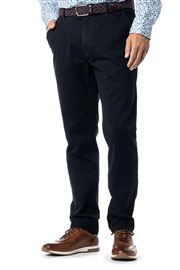 Radcliffe Navy Stretch Cotton Chino Trouser