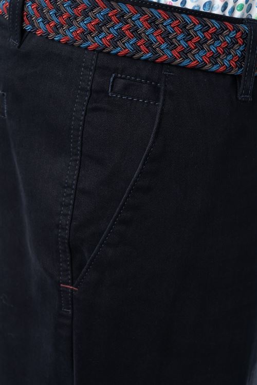 Radcliffe Navy Stretch Cotton Chino Trouser