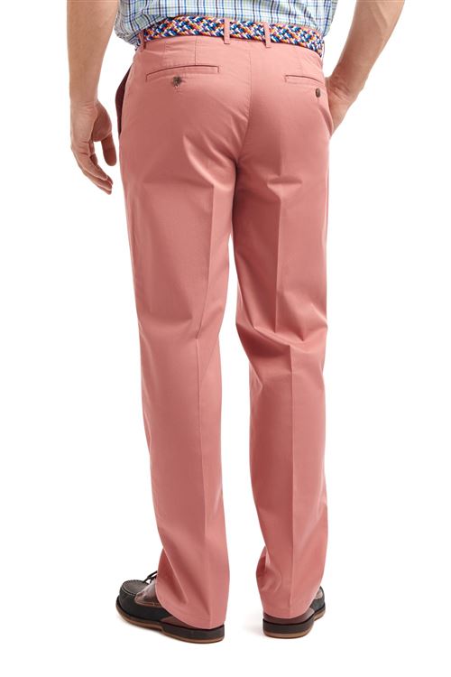 Mitcham Stretch Cotton Red Chino Trouser