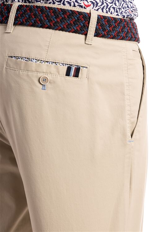 Barnham Stretch Cotton Light Stone Chino Trouser