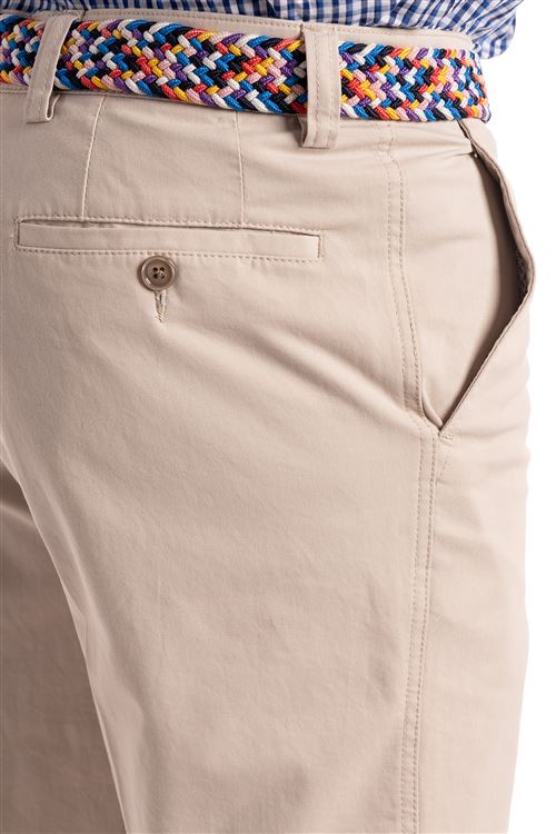 Elmstead Spring Stretch Cotton Light Stone Chino Trouser