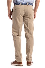 Elmstead Spring Stretch Cotton Stone Chino Trouser