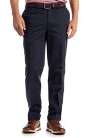 Elmstead Spring Stretch Cotton Navy Chino Trouser