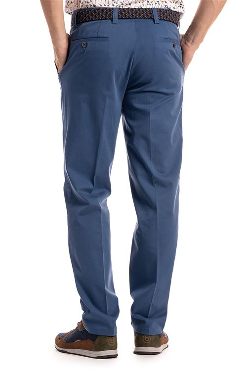 Elmstead Spring Stretch Cotton Sapphire Chino Trouser