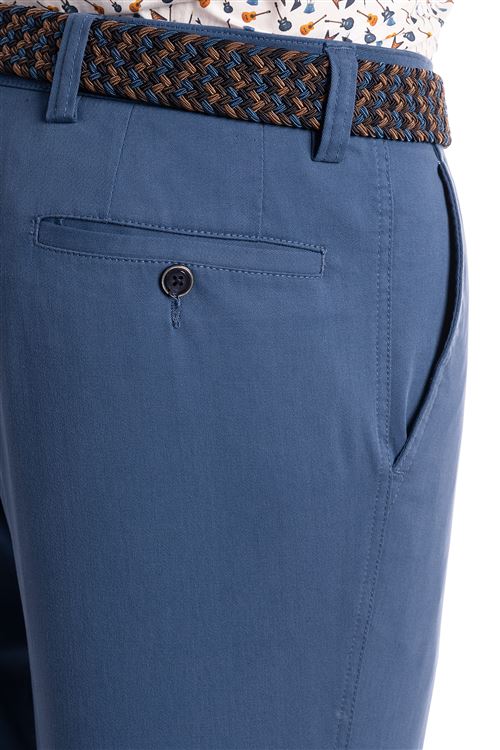 Elmstead Spring Stretch Cotton Sapphire Chino Trouser