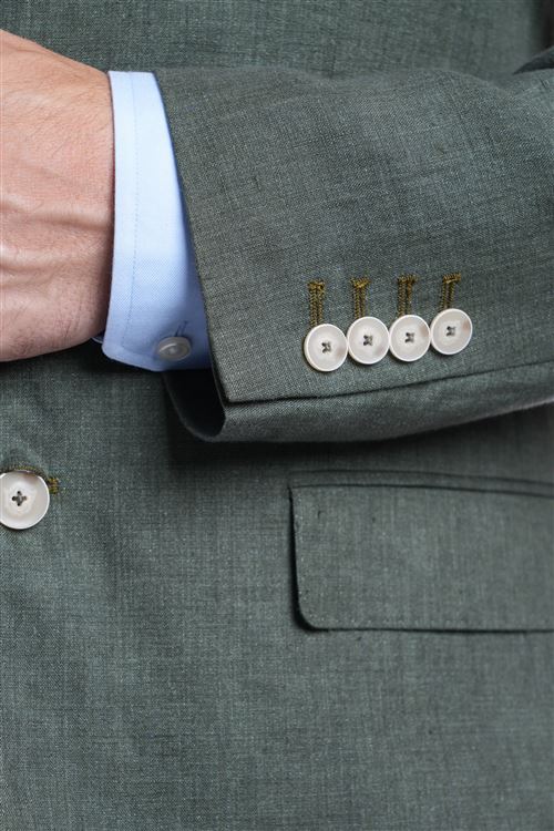 Viago Olive Linen Jacket