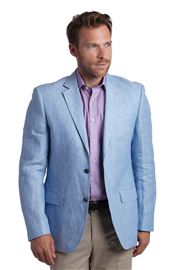 Viago Light Blue Linen Jacket