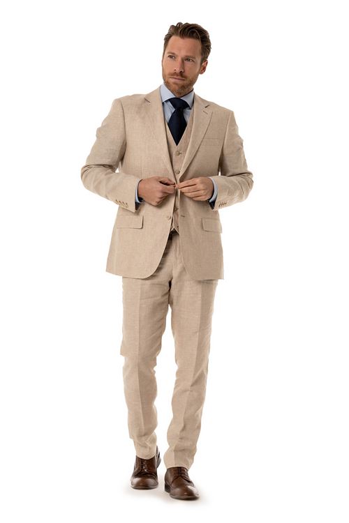 Viago Sand Linen Jacket