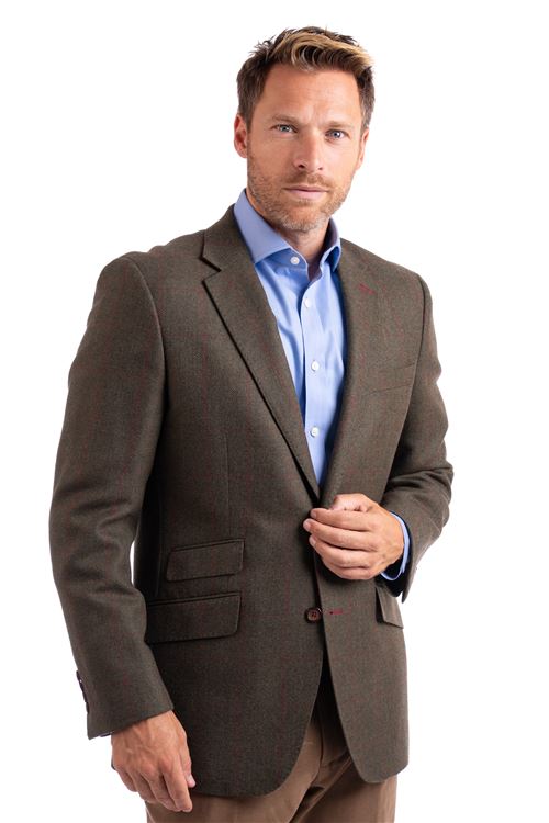 Calver Olive Tweed Jacket