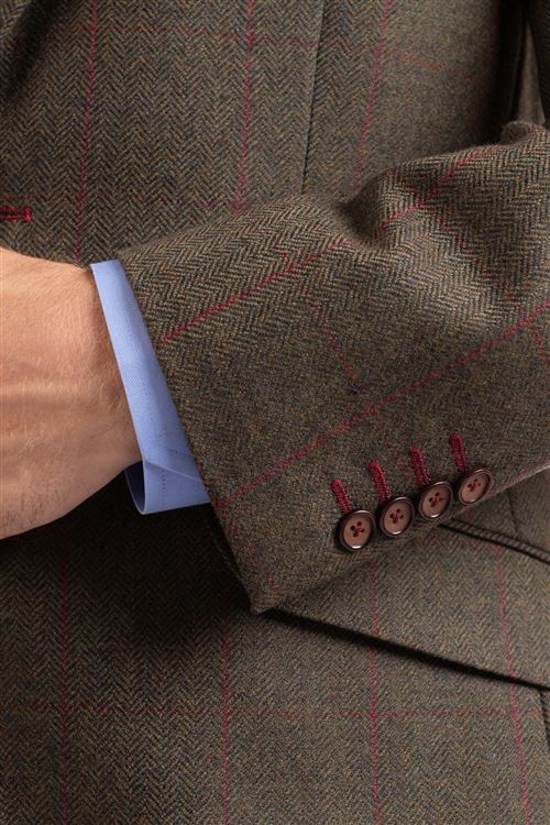 Calver Olive Tweed Jacket