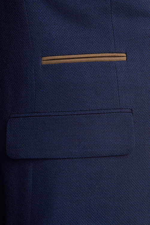 Sandown Navy Pick And Pick Jacket