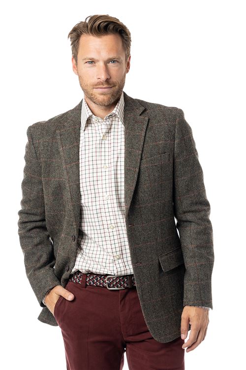 Reigate Royal Stewart Pure Wool Overcheck Jacket