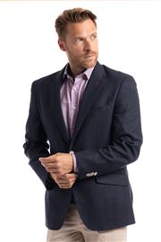 Roxby Blue Herringbone Jacket