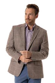Pendle Oatmeal Overcheck Jacket 