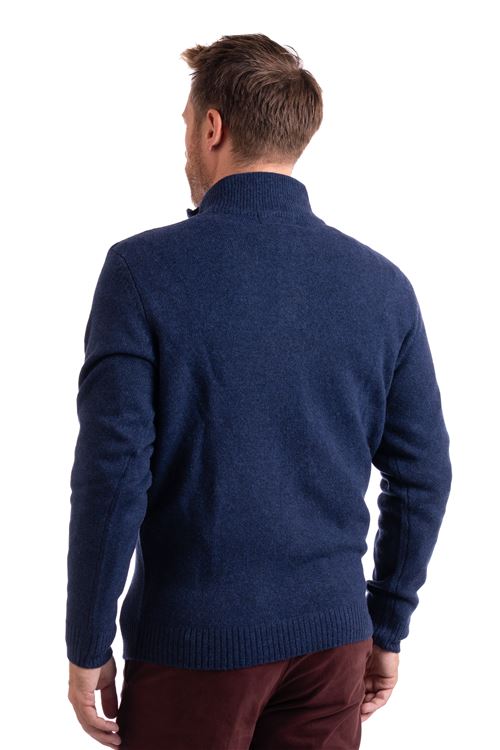 Gately Navy Pure Wool Sweater