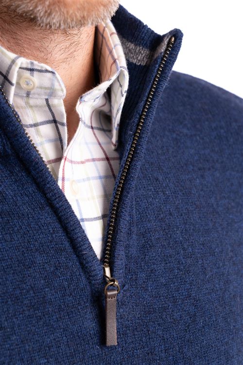 Gately Navy Pure Wool Sweater