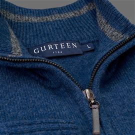 Gately Blue Wool Sweater