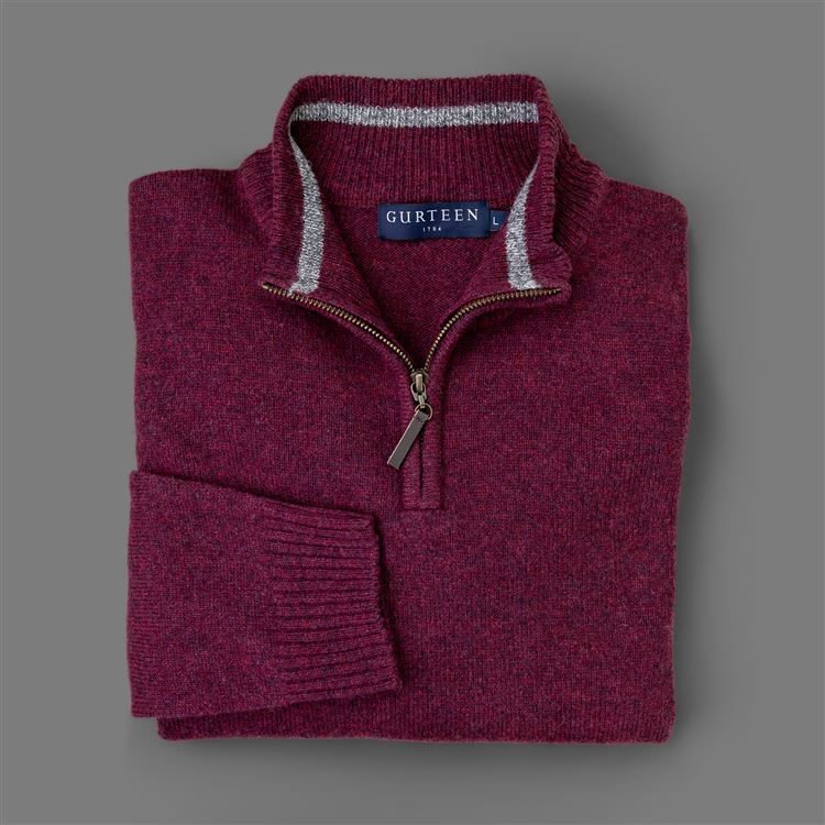 Gately Wine Wool Sweater