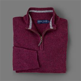 Gately Wine Wool Sweater