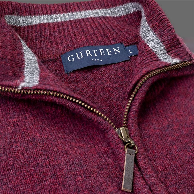 Gately Wine Wool Sweater